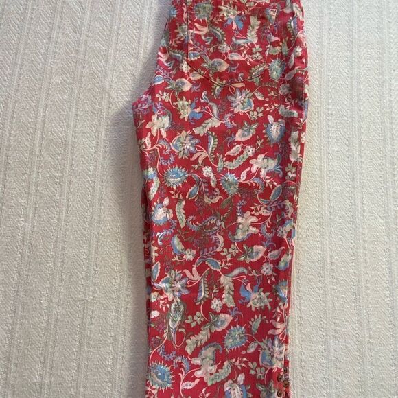 GLORIA VANDERBILT Amanda Capri - Calm Coral Milonga Paisley - Picture 5 of 10